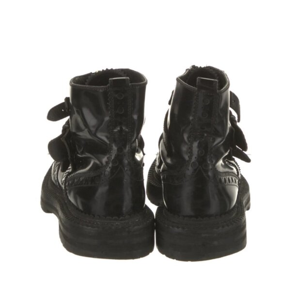 Burberry Everdon Brogue Buckle Boots 39 9 - Picture 6 of 6